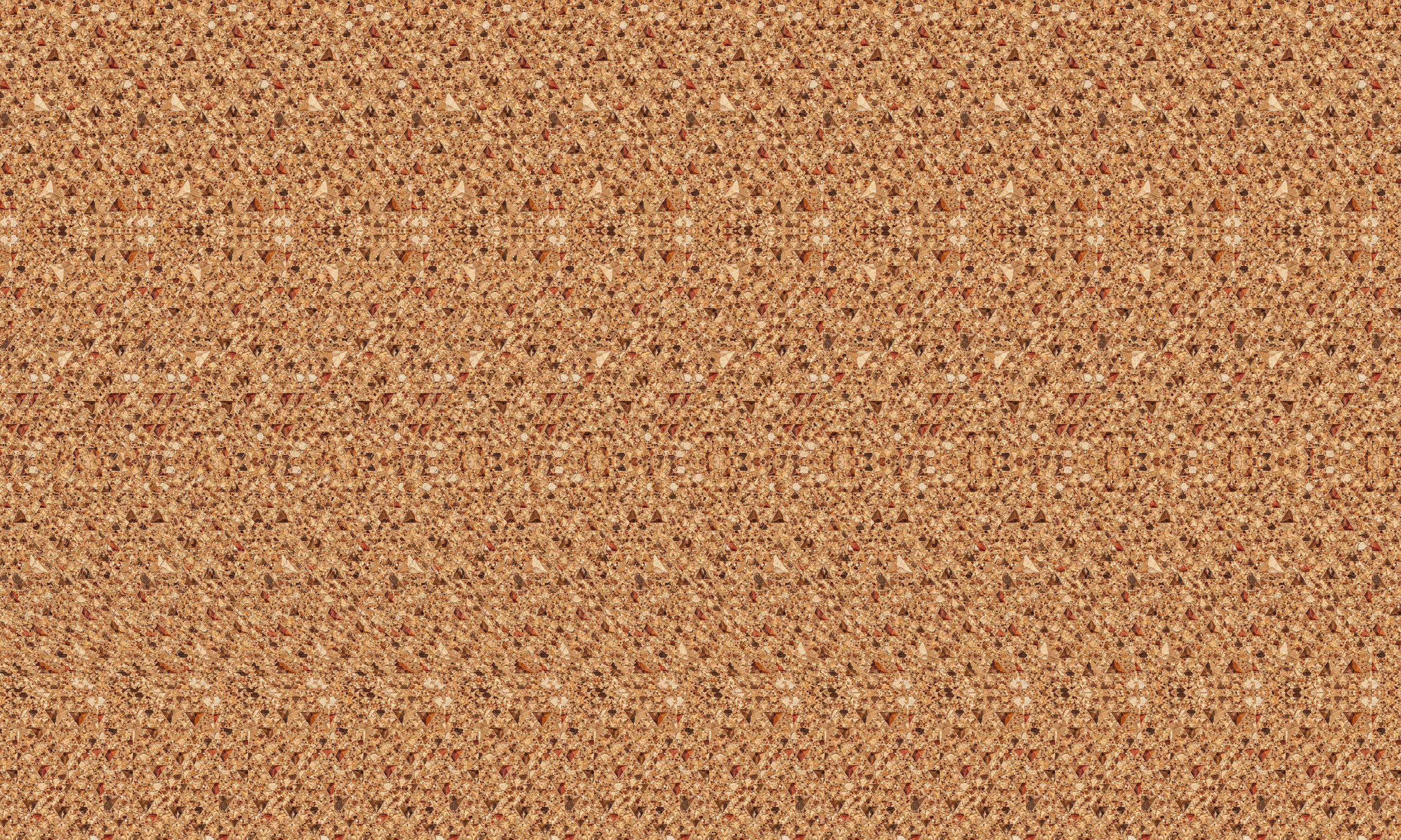 A repeating desert-sand pattern with hidden pyramids. Choose Reveal for a conventional view.